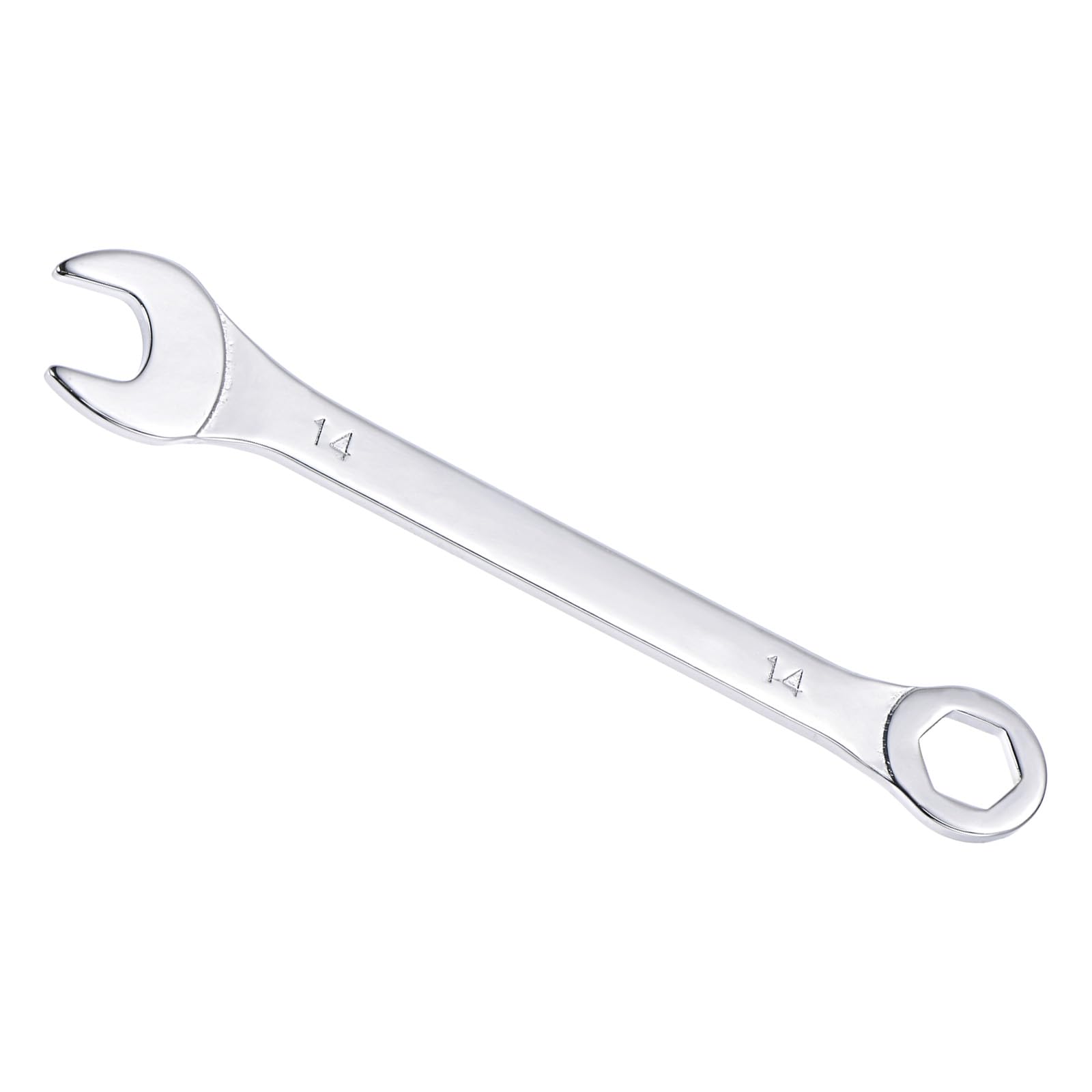 CoCud Combination Wrench, 14mm Metric Box Open End 6-Point Design 15-Degree Offset, Double Ended Box and Open End - (Applications: for Home Repairs)