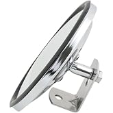 Grand General 33270 Chrome 5" Convex Blind Spot Mirror with "L" Bracket
