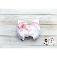 Bunny Hairbow, Rabbit Hairbow, Easter Hairbow