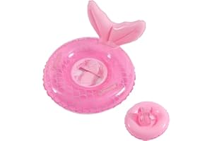 UMBWORLD New Baby Swimming Pool Floats for Toddler Kids 8-48 Months Under 44lb, Inflatable Swim Ring Water Raft with Seat for Summer Beach Outdoor Children Infant Bath Toys