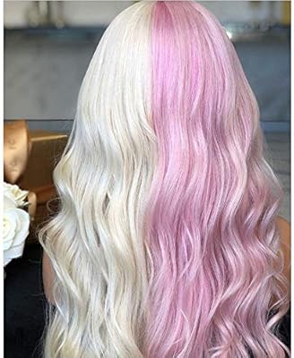 Half Pink Half White Wig Off 68 Medpharmres Com