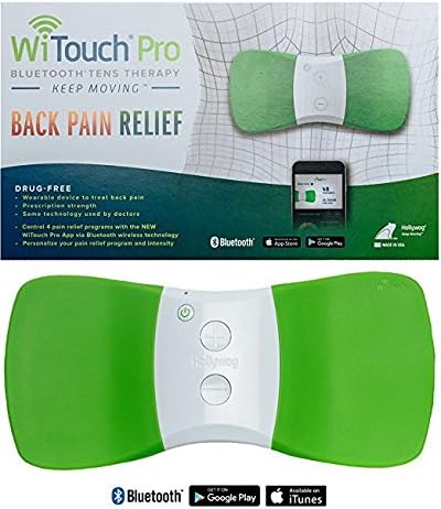 Hollywog Witouch Pro Electronic Wireless Nerve Stimulator Bluetooth Tens Therapy For Back Pain Relief Fda Cleared