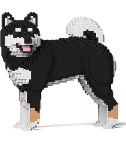 Amazon.com: JEKCA Shiba Inu 01S-M01 | Dog Plastic Building Blocks