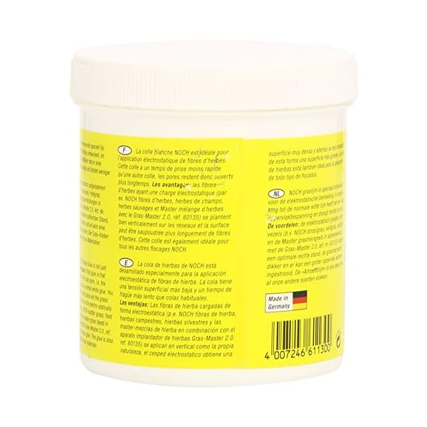 NOCHÂ® Gras- Kleber/elektrostatische Begrasung/Grasleim fÃ¼r statische Grasfasern/alle Spurweiten/realistische Beflockung/geeignet fÃ¼r Gras-Master / 250 g Dose/DIY – Bild 4
