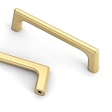 Asidrama 10 Pack 3.75 Inch(96mm) Gold Cabinet Pulls