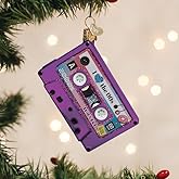 Old World Christmas I Love The 00s Glass Blown Ornament for Christmas Tree, Handcrafted Holiday Decoration, Retro Collection
