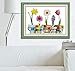 Joy Sunday Cross Stitch Stamped Kits Cross-Stitching Pattern for Home Decor, 14CT Printed Fabric Embroidery DIY Crafts Needlepoint Kit Colorful Life of Flowers (Printed Kits,Home of Blessings)
