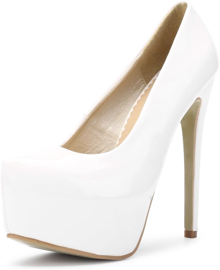 Womens Hidden Platform Stiletto Heels Pump Club Shoes UK 2.5-8.5