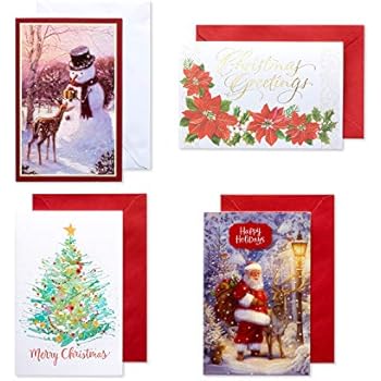 Amazon.com: American Greetings Christmas Cards Boxed, Traditional