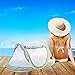 Large Baby Portable Beach Play Tent Provide UPF 50+ Sun Shelter,Baby Travel Bed with Sleeping Pad,Cooling Mat and 2 Pegs,Lightweight Pop Up Baby Mosquito Net by Summery