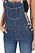 American Bazi Women's Classic Long Overalls RJHO170 - BLUE - 3X-Large D9E