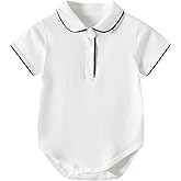 ShoKids Baby Bodysuit Short and Long Sleeve One-Piece Outfit for Infant Boys Girls 0-24 Months