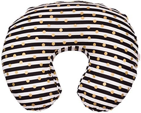 Danha Nursing Pillow Slipcover (Gold dot &amp; stripe) by Danha
