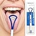 AZHEALTH Tongue Scraper and Cleaner, Prevents Gum Disease for Complete Oral Care, Blue