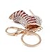 Yosoo High-heeled Shoe Keychain, Creative Fashion Refinement Hollow Shoes Keyring, Keyfob Crystal Rhinestone Decoration Chain