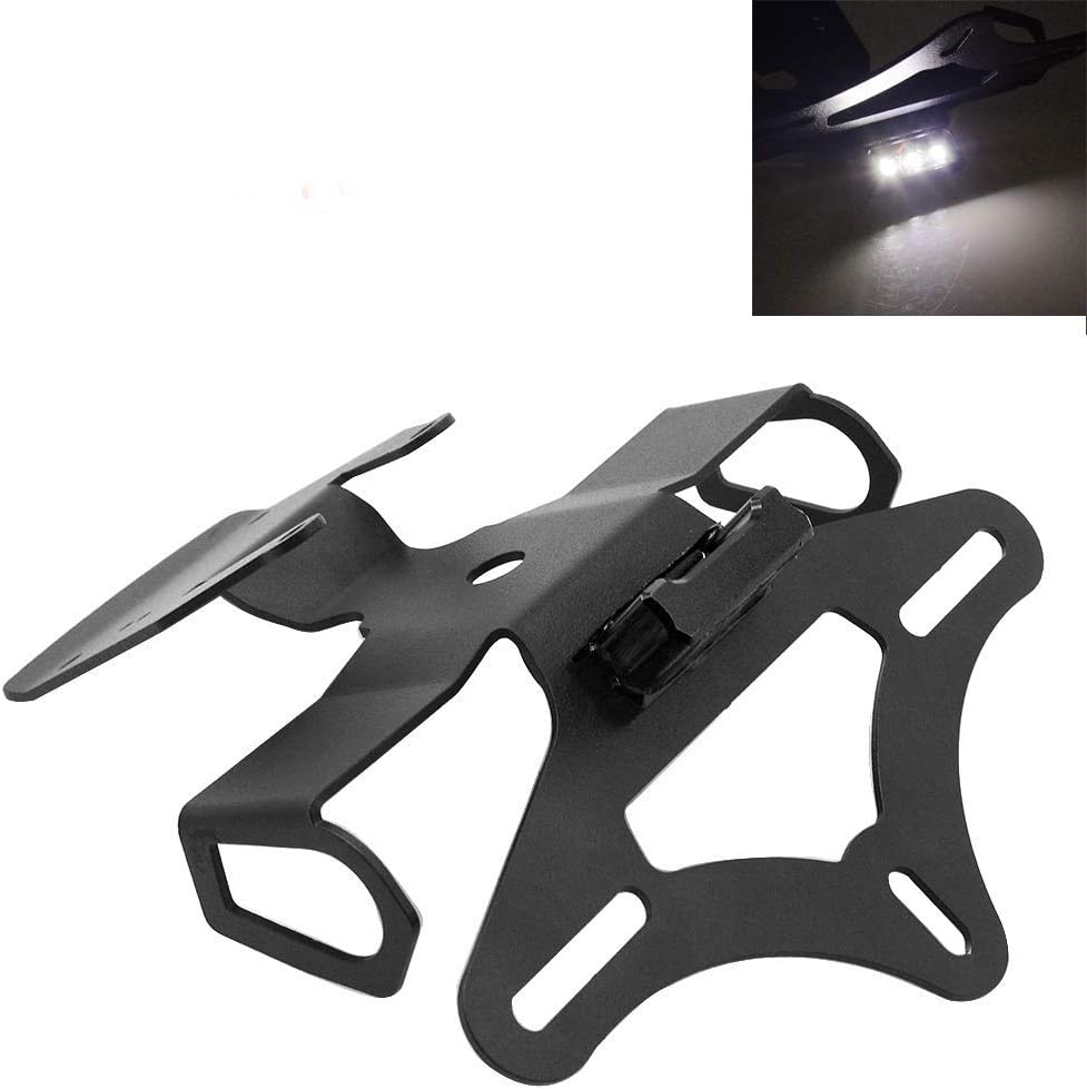 Z900 Motorcycle Accessories Fender Eliminator License Plate Bracket Holder Ho Tidy Tail with Aluminium LED Light For Kawasaki Z900 2017 2018