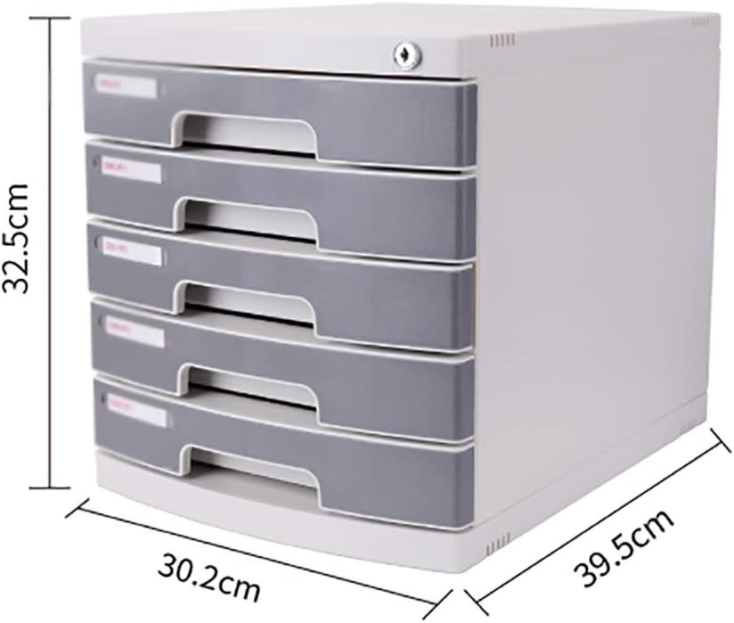 Desktop File Cabinet 5 Drawer With Lock Desktop File Folder Storage Shelf Document Organizer Tray Office Cabinet Amazon Co Uk Diy Tools