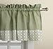 Lorraine Home Fashions Salem 60-inch x 12-inch Tailored Valance, Sage