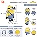 Universal Despicable Me Minions Dave Character Shaped Soft Plush Cuddle Pillow Yellow
