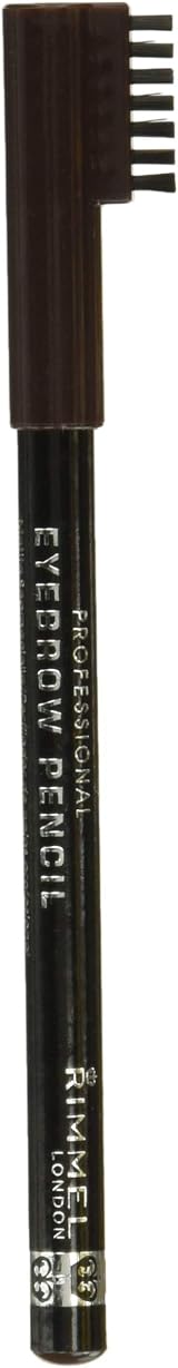 Rimmel Professional Eyebrow Dark Brown Pencil with Brush - Long Wear view 2
