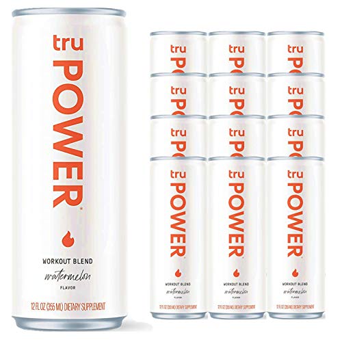 Tru Power Seltzers Natural, Pre Workout Energy Sparkling Drink