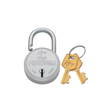 Godrej Locks Freedom - 2 Keys (Aluminium)