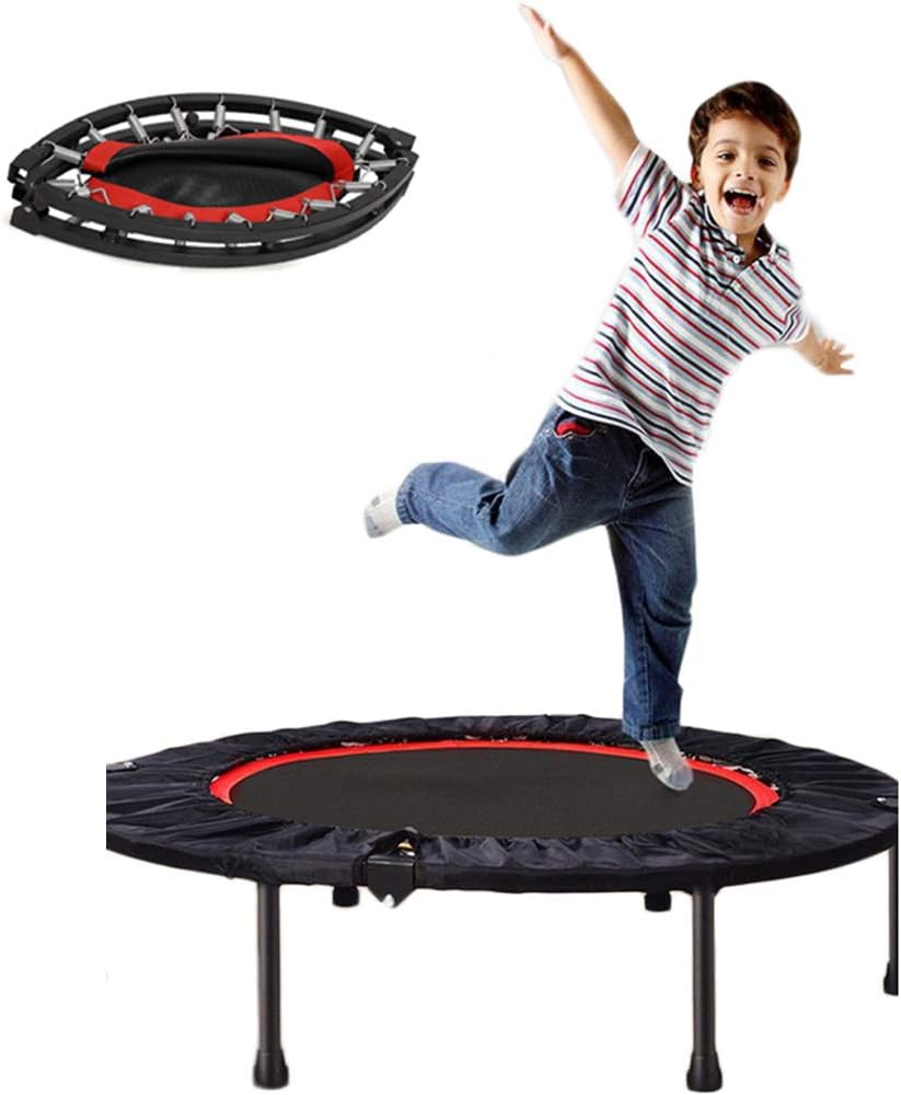 HKIASQ 40ZollTrampolin, Kindertrampolin, FitnessTrampolin mit Sicherheitspad, Stabiler und