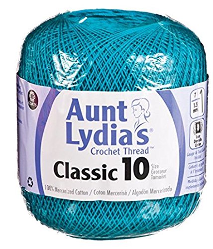 Aunt Lydia's Crochet Thread - Size 10 - Peacock (2-Pack)