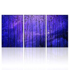 signwin 3 Piece Canvas Wall Art Beautiful Scenery...