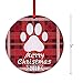 PETCEE Dog Christmas Ornament 2022 Pet Dog Christmas Ornament for Christmas Tree Decorations Dog Puppy Cat Christmas Hanging Ornament Christmas Keepsake Gifts for Pet Dog Cat Lover