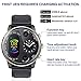 Smart Watch,B-Active Fitness Tracker,Q Watch Charger,IP68 Smart Watch,Heart Rate Monitor,26mm TPU Band,Dual time Zone Black Watch