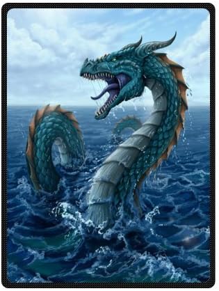 magic Dragon,Mysterious Dragon,Fire Breathing Dragon Super Soft Fleece Blankets and throws 58 X 80 inch (Large)