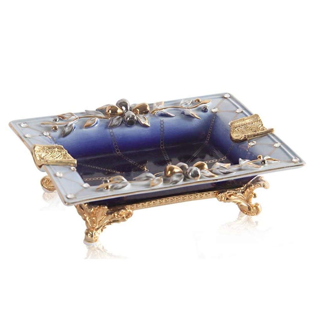 BAOYUANWANG for Cigar or Cigarette Ceramic Ashtray, Luxury High-Grade Ashtray, Creative Fashion Outd