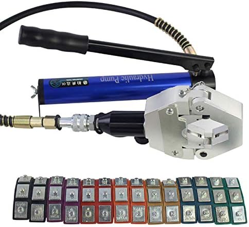 Manual Hydraulic Hose Crimping Tool Auto A/C Hose Hydra-Crimper Repair Air Condition Hose 71500 (with hand pump)