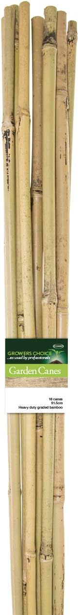 Tildenet GC-3 3 inch Heavy Duty Bamboo Garden Canes