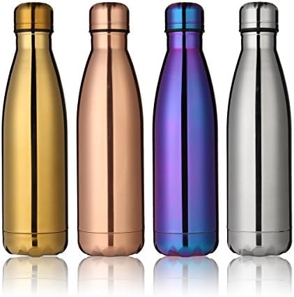 Ministar 500ML Keep Hot and Cold Stainless Steel Colorful Water Bottle Vacuum Insulated Leak-proof Double Walled Sport Cups