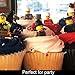 16 pcs Minifigures Building Sets Community People with Interchangeable Hats for Preschool-Sized Building Bricks 100% Compatible