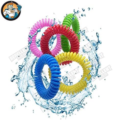 REPELLENT MAN - Mosquito Repellent Bracelet Coil Wristband - 10 individual Packs for Adults and Kids - Enhanced with Deep Absorb Technology for Long Lasting - 100% Natural by Repellent Man