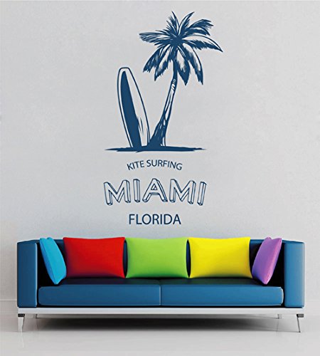 Amazon Com Ik2550 Wall Decal Sticker Miami Florida Palm Tree