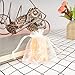 SumDirect 100Pcs 3x4 inch Beige Sheer Drawstring Organza Jewelry Pouches Wedding Party Christmas Favor Gift Bags