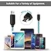 Micro USB cable,Visible Flowing of LED Charging cable Lighting Cable Durable Charging cords for Android Samsung LG HTC Nokia Sony Windows Xbox and More (gray)