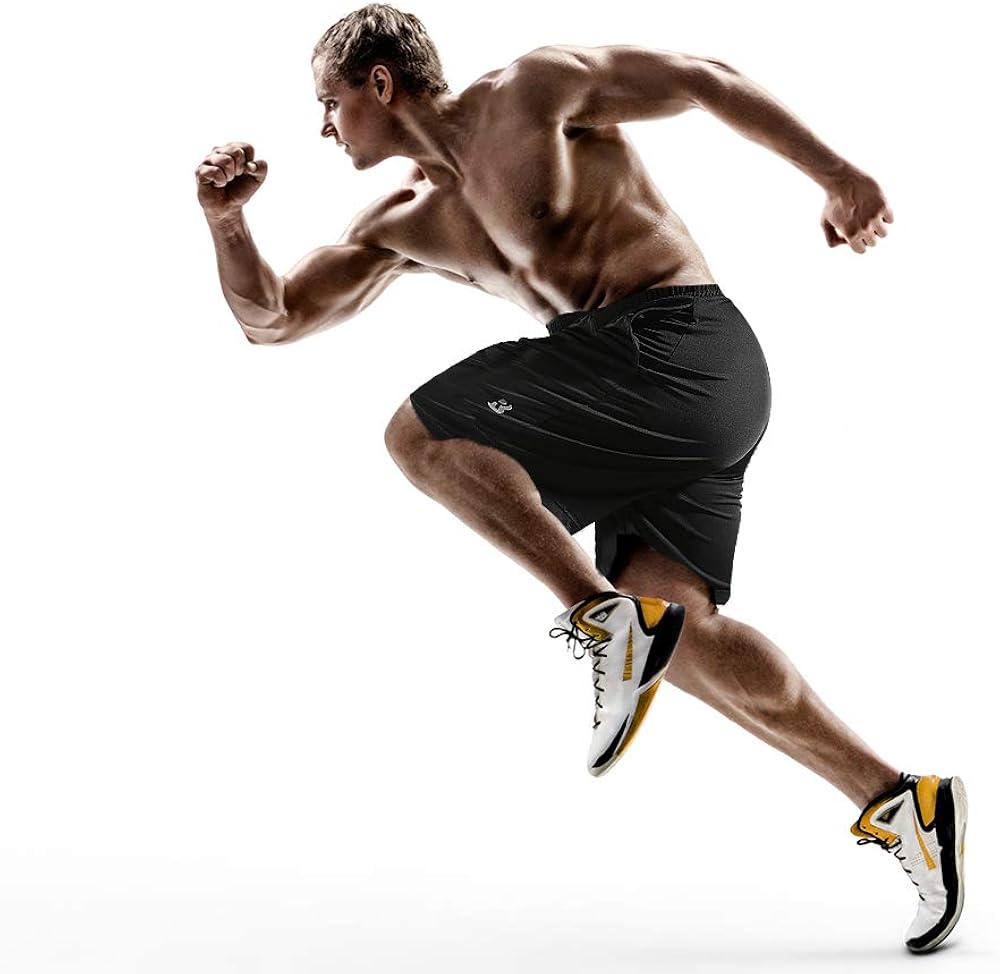Roadbox Men's 7" Athletic Gym Shorts Running Basketball Shorts for Men Workout at  Men’s Clothing store
