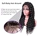 Brazilian Water Wave Lace Front Wigs with Baby Hair for Black Women 150% Density Virgin Human Hair Lace Front Wigs 16inch