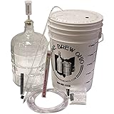 Winemakers Depot 3 Gallon Glass Wine Making Equipment Kit