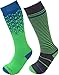 Lorpen Unisex Youth T2 Kids Merino Ski Socks-2 Pack, Green, Small