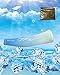 JueDi Sun Sleeves Cool Ice Long Large Arm Sleeves Uv Protection for Youth&Adult Men&Women Outdoor Sports Golf Cycling Driving Gardening Fishing Running SPF50+ 1Pair Blue M