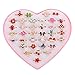 JUNWEISPIN 36 PCS Kids Little Girl Jewelry Jewelry Adjustable Rings Peach Heart Shaped Box Girl Play House Toys and Dress Up Rings Random Shapes and Colors Little Girl Gifts (A1)