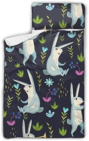 赤ちゃん用敷き布団 敷きふとんカバー お昼寝布団 赤ちゃん寝袋 ごろ寝マット ベビー布団 アニマル柄 信託 動物 飼い兎 ラビット ベビーベッド 防臭 抗菌 快眠 折りたたみ 防ダニ 軽量 洗える 127cm 敷きカバー 51cm フランネル