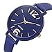 yunanwa 10 Pack Unisex Women Men Watches Big Dial Lover Gift Leather Bracelet Wristwatch Wholesales (10pcs-614)