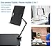 TrenDesks Document Copy Holder and Tablet/Cellphone Holder 2-in-1 (Black), Full Motion, Pull to Adjust Height, Angle and Direction